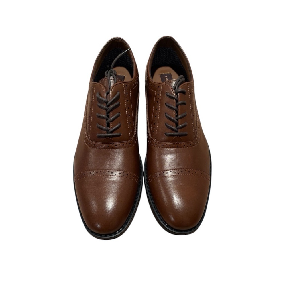 Fairlane & Sons Men's Feawin Flex Oxfords in Brown Size 12 NWOT